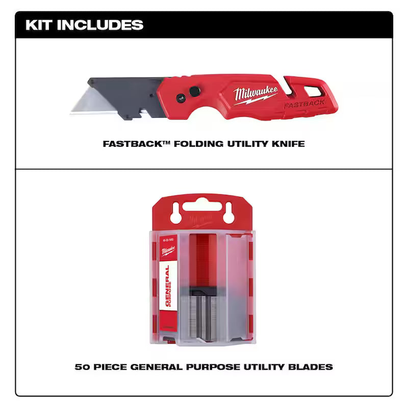 Tool Backpack with Folding Utility Knife and Utility Blade Set G9505