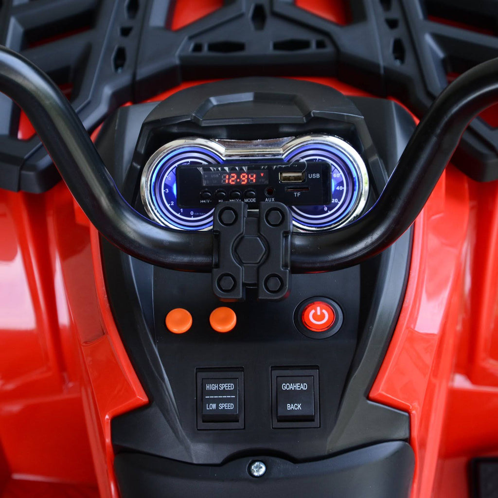 Kids Ride-On ATV Car with Headlights - Red D564