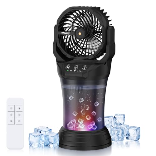 Portable Camping Misting Fan with Remote Control I430