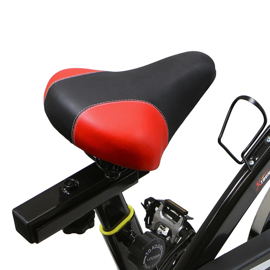 Blue Stationary Exercise Bike with Bottle Holder D87047