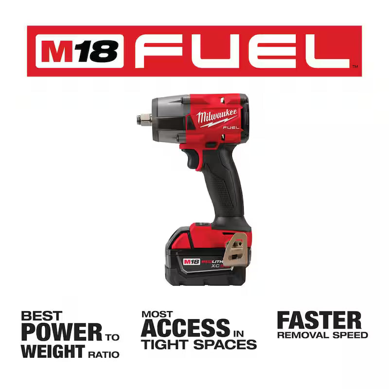 18V Lithium-Ion Brushless Cordless 1/2 in. Impact Wrench F8633