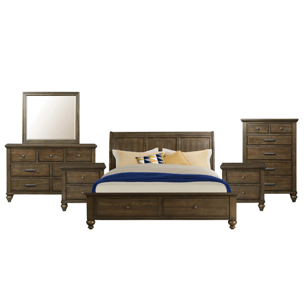 King 2-Drawer Platform Storage 6PC Bedroom Set C364189