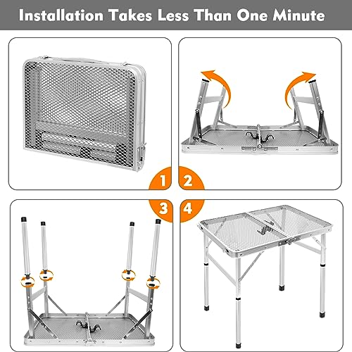 Small Black Folding Table U515684
