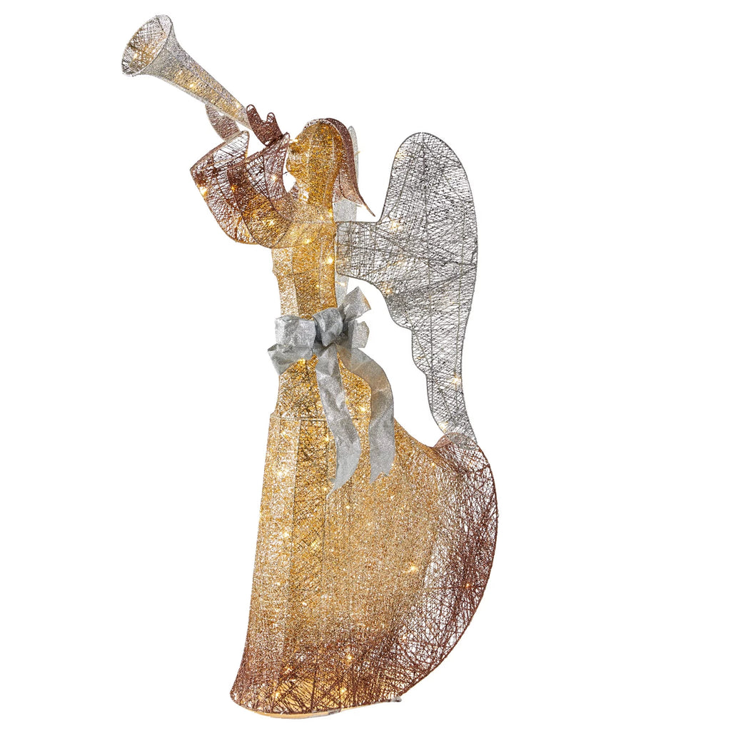 5 Feet Tall Pre-Lit Angel Christmas Decoration W46434