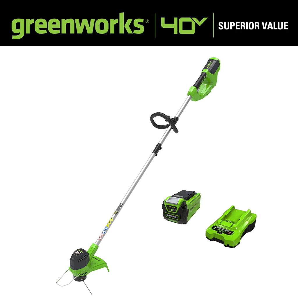 40V 12 String Trimmer with Battery & Charger G8318