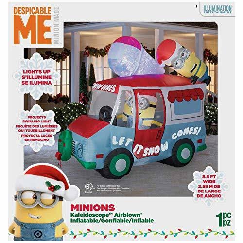 Inflatable Holiday Truck with Swirling Kaleidoscope W839