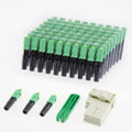 100pcs SC APC Fiber Optic Quick Connector Single Mode 9/125 Pack of 2 H232260