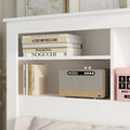 Bookcase Headboard With Light POWER OUTLET H7161