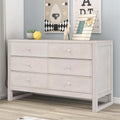 Rustic Wooden 6 Drawer Dresser Z883252