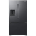 36 In. 30.5 Cu. Ft. Matte Black Steel 3 Door French Door Refrigerator M749544
