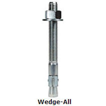 3/4 x 5-1/2 Wedge Anchor 316 Stainless Steel Pack of 10 X971489
