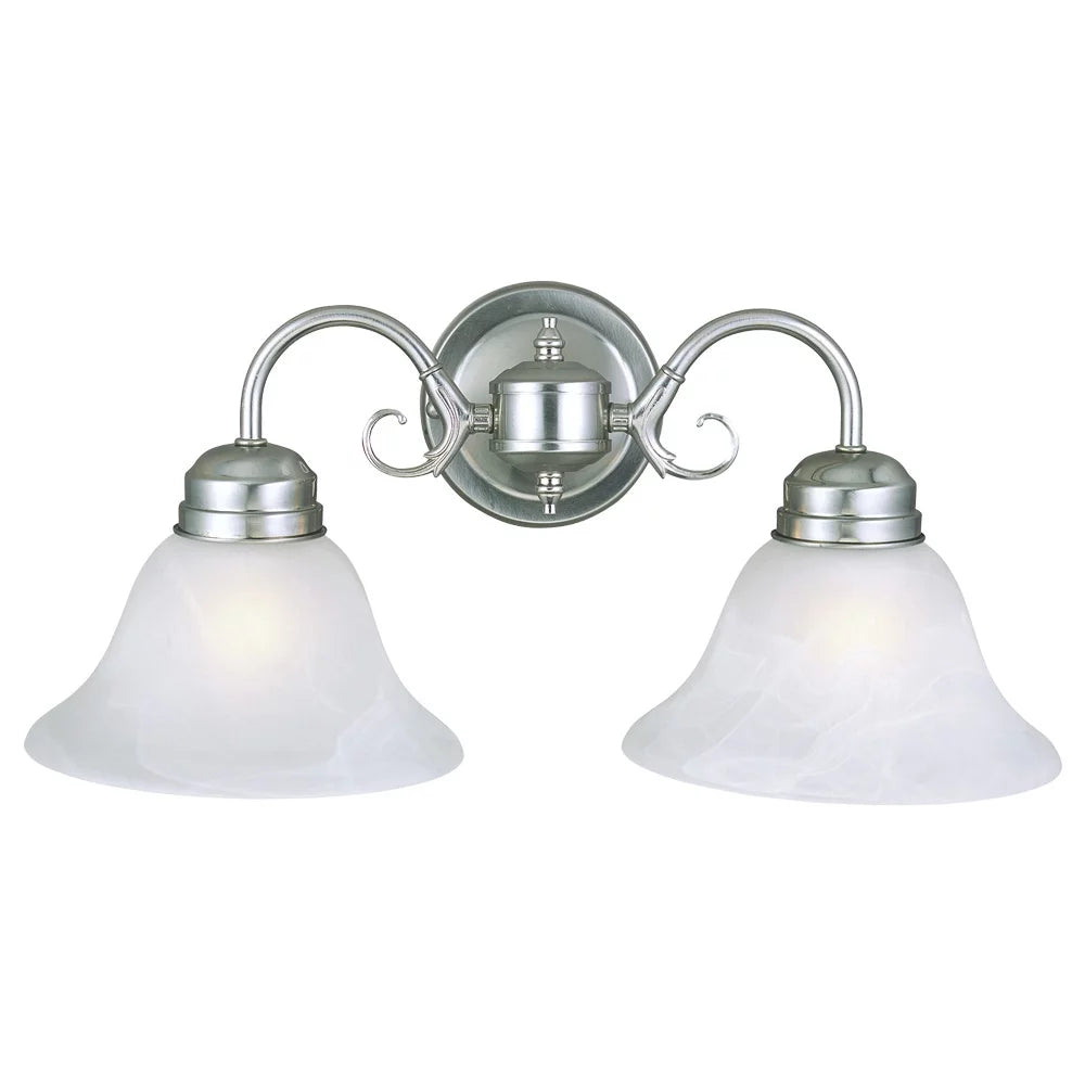 2-Light Dimmable Wall Light with Alabaster Glass I501