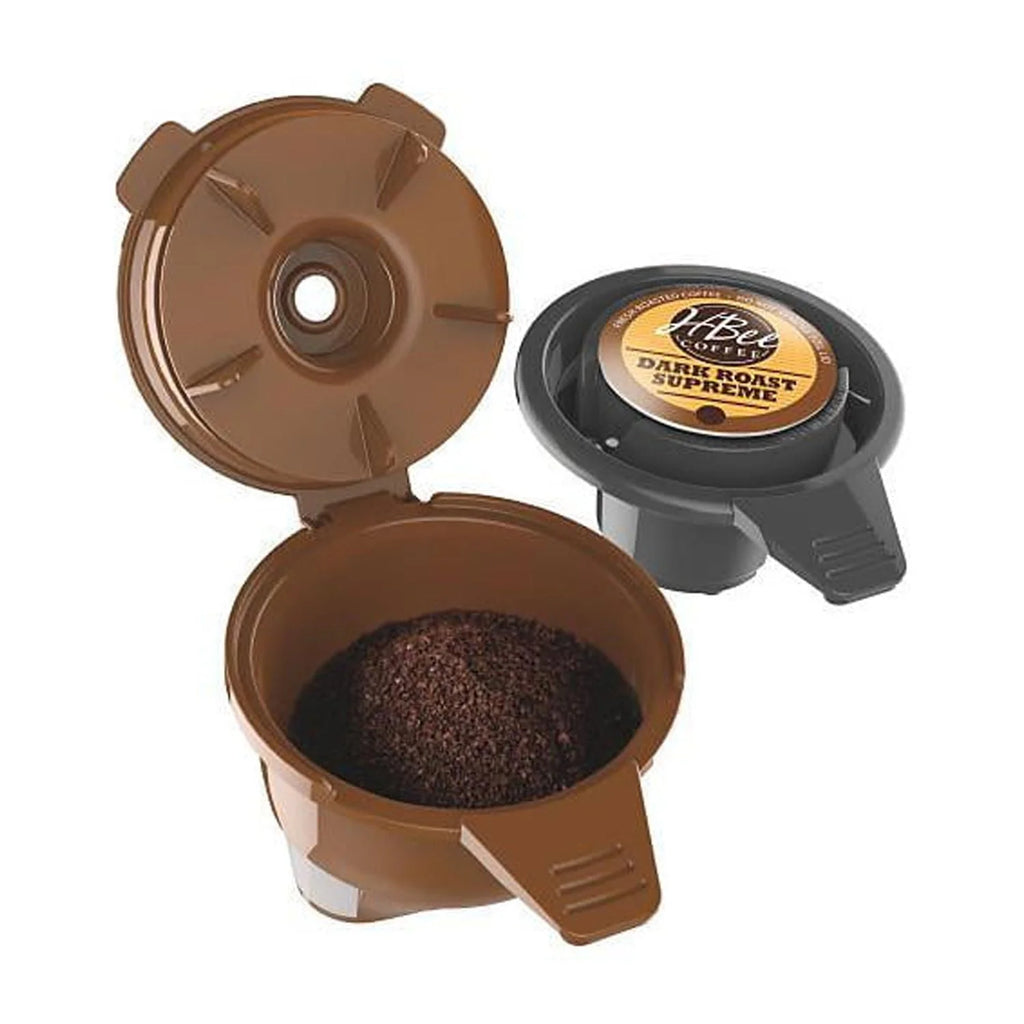 2-Way Coffee Maker with K-Cup Pods or Grounds, 12c Pot, Black & Silver P189259