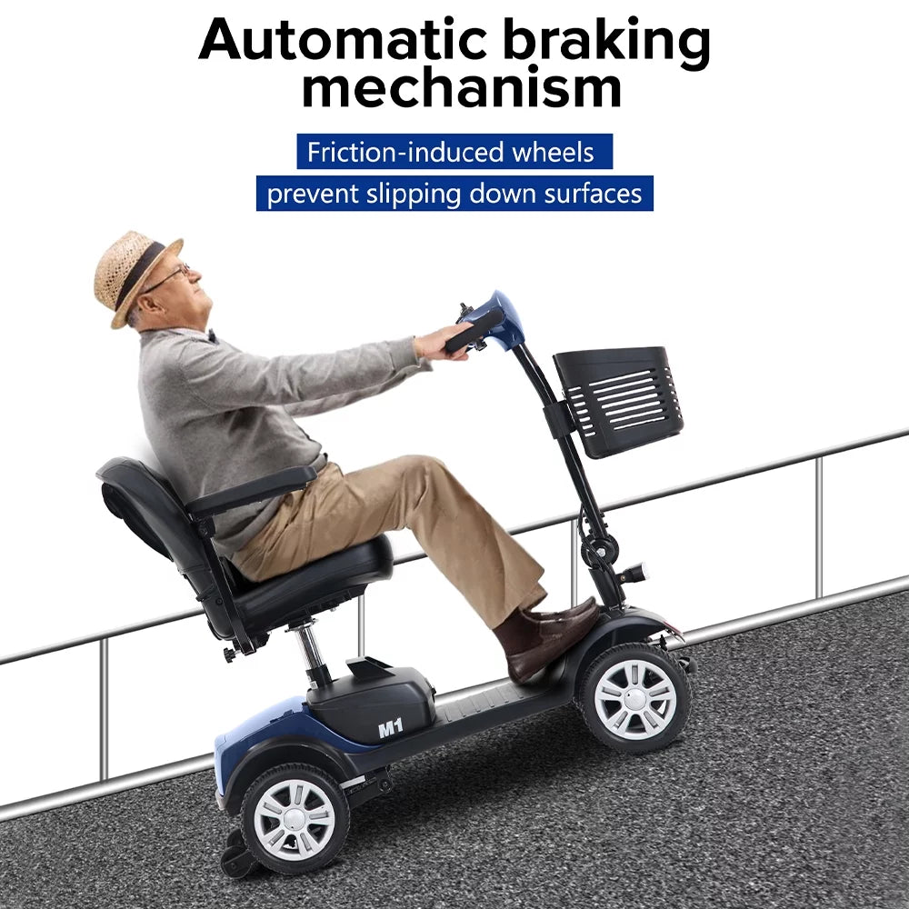 Heavy Duty Electric Mobility Scooter with Detachable Basket M675