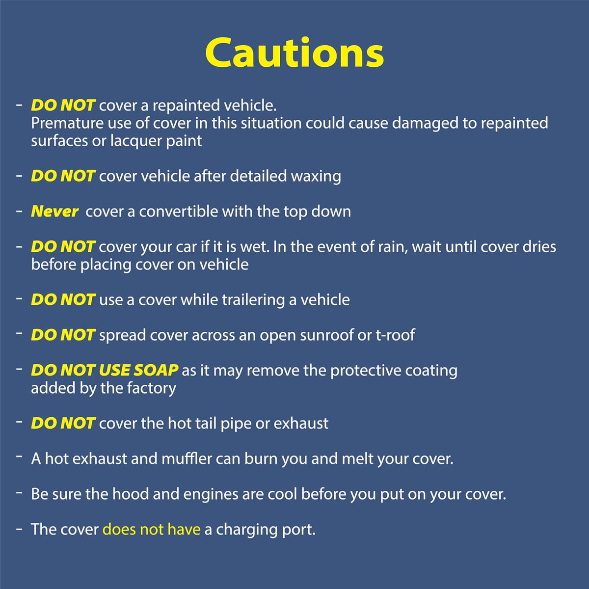5 Layer Car Cover Pack of 2 V970237