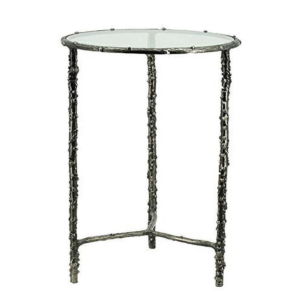 Silver Set of 2 Side Table N242331