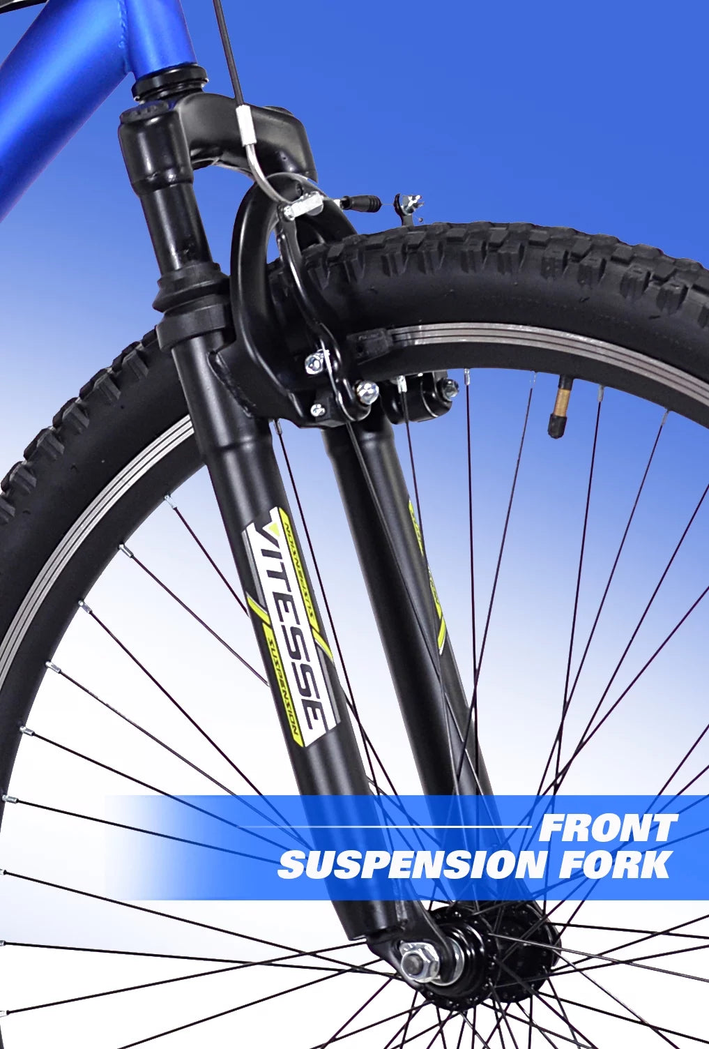 Blue 29 in. Dual Suspension Mountain Bike K7055