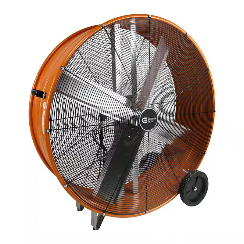 Heavy Duty 2-Speed Belt Drive Drum Fan I561