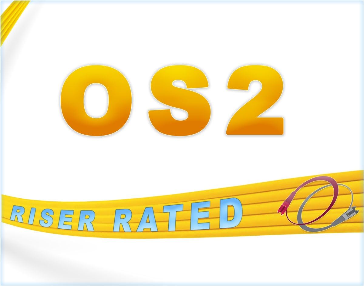 24 Pack 3M OS2 LC LC Single Mode Fiber Patch Cables I6807