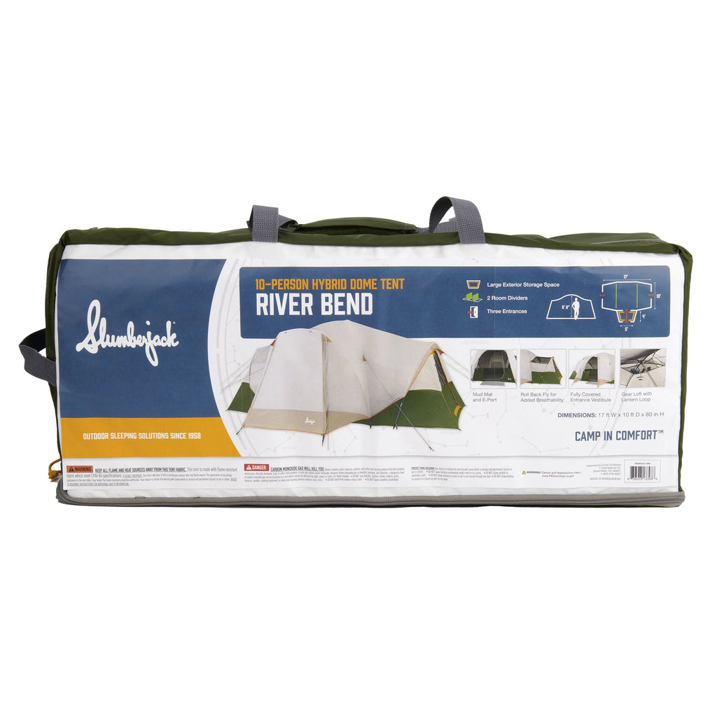 10-Person 3-Room Hybrid Dome Tent B5689