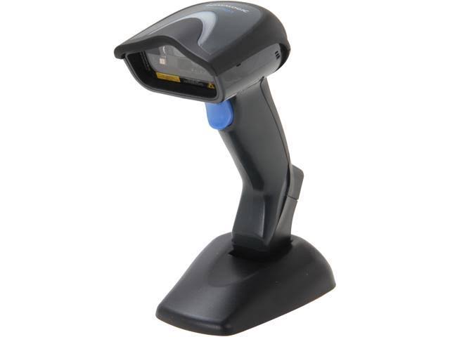 Handheld Laser Barcode Scanner with Stand D698