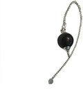 Black Obsidian Ball Chain Crystal Pendulum L8662