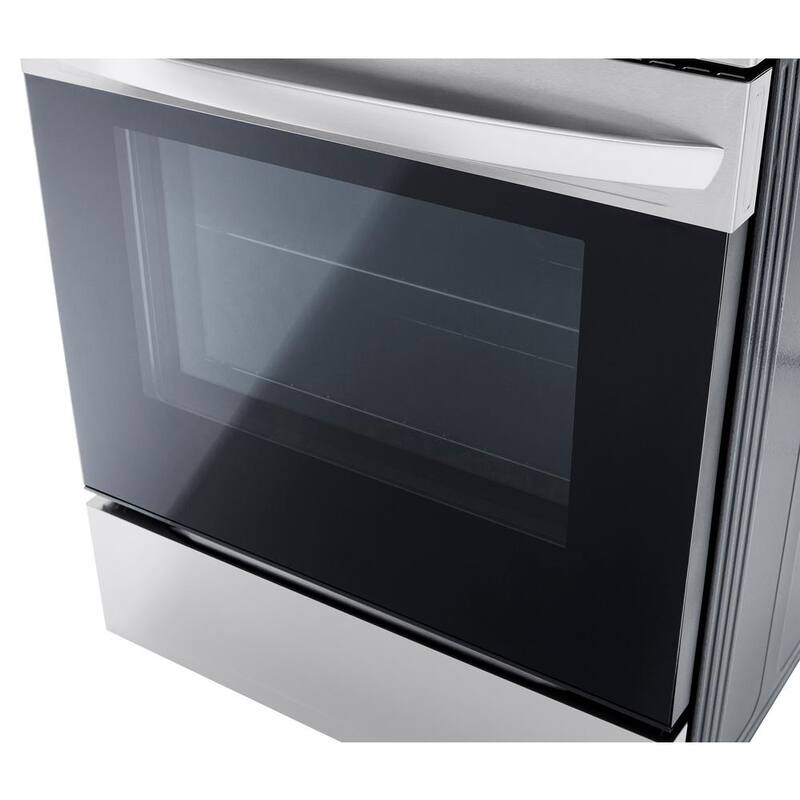 6.3 cu. ft. Smart Wi-Fi Fan Convection Electric Range with AirFry Stainless Steel A145695