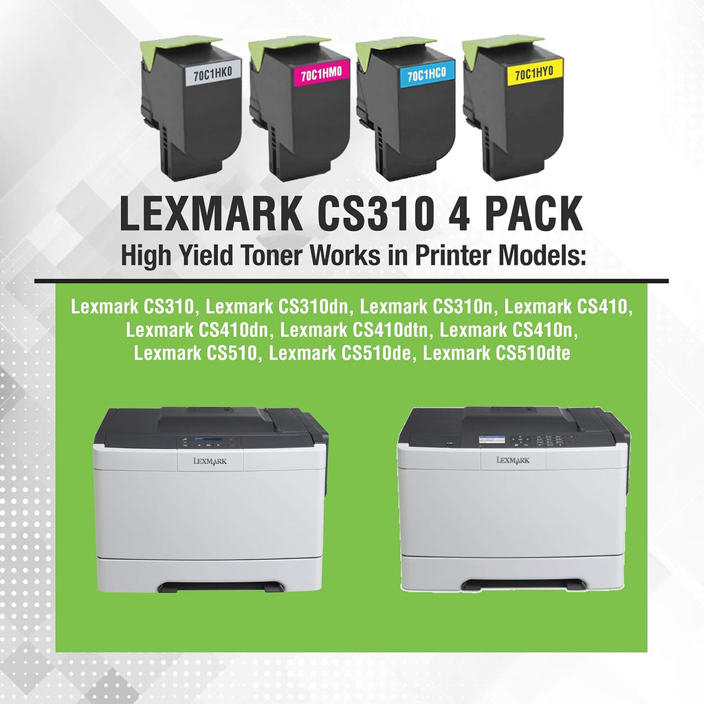 Compatible Replacement Toner Cartridge 4 Pack I57470