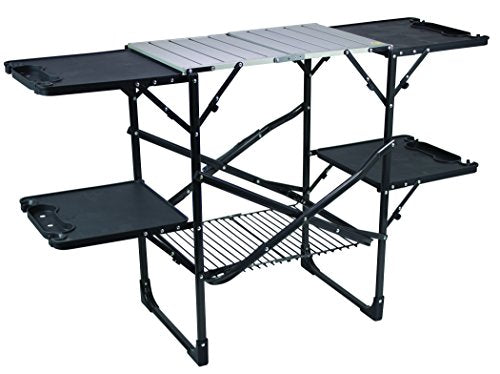Portable Folding Cook Station with Heat Resistant Tabletop D397125