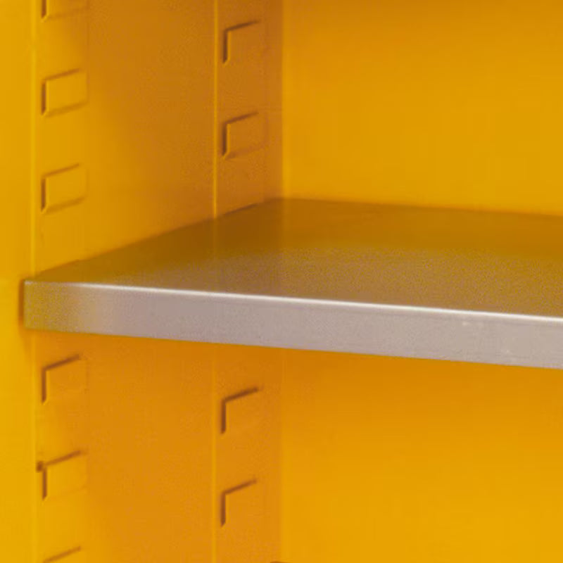 Steel Freestanding Garage Cabinet in Safety Yellow R10661
