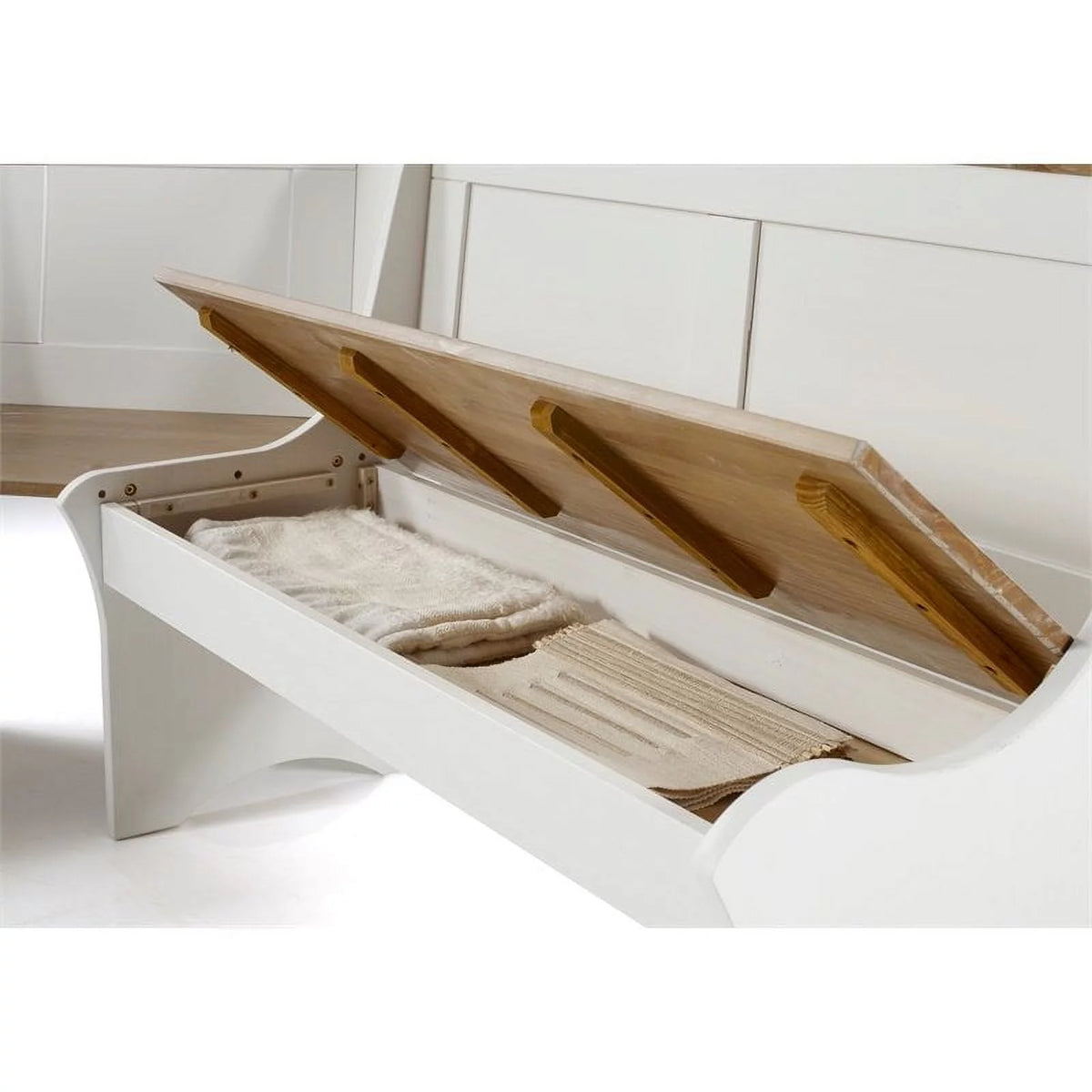 Antique White Dining Nook Set Z15359