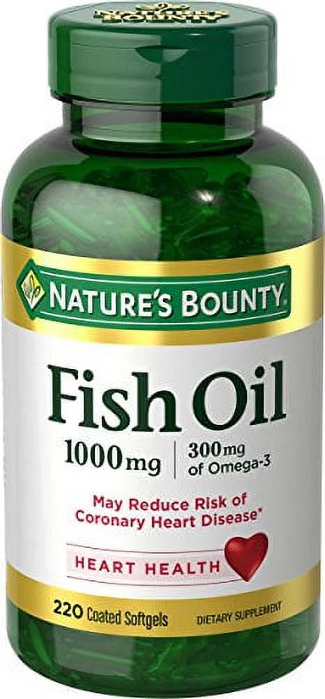 Fish Oil 1000 mg Omega-3 220 Softgels K772950