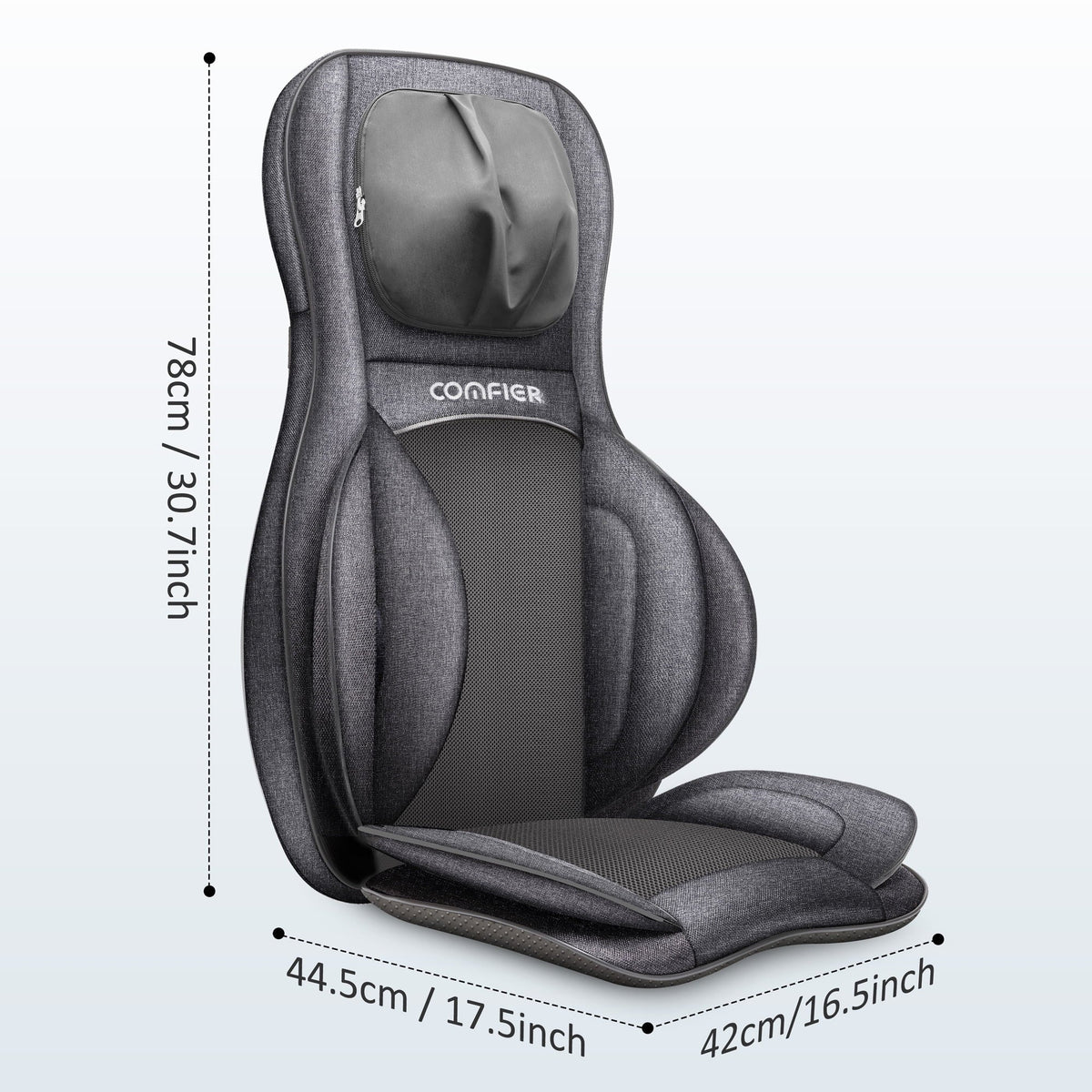 Electric Kneading Massage Chair Pad V9367