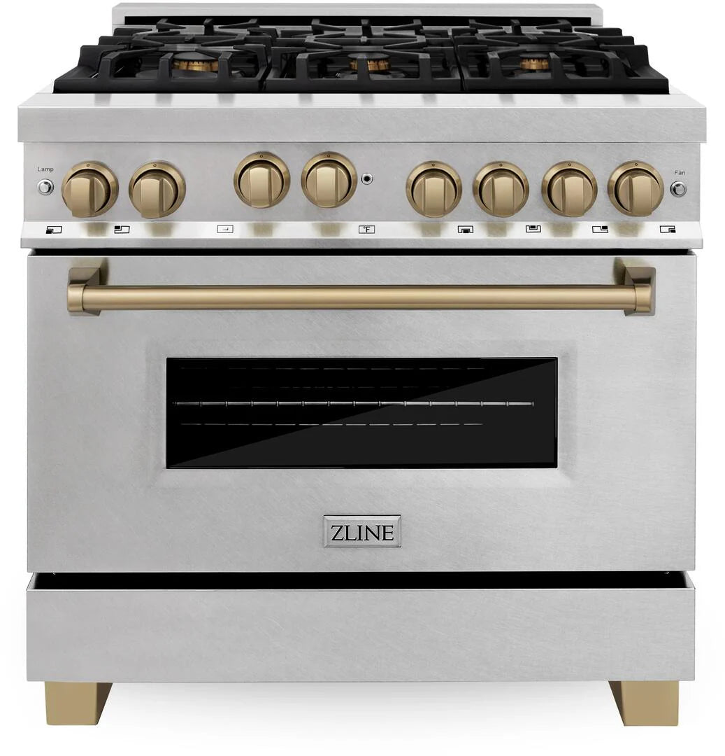 36 in. Gas Range Stainless Steel V8799