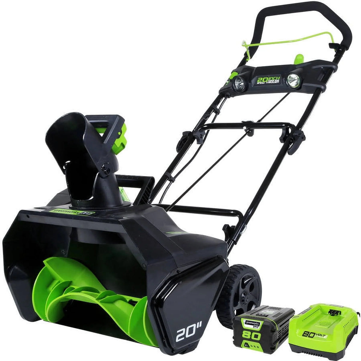 80-Volt 20-inch Battery Powered Push Snow Blower C6346