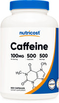 Caffeine Pills 100mg, 500 Capsules L61238
