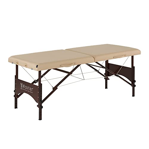 28" Portable Massage Table with Walnut Legs G695