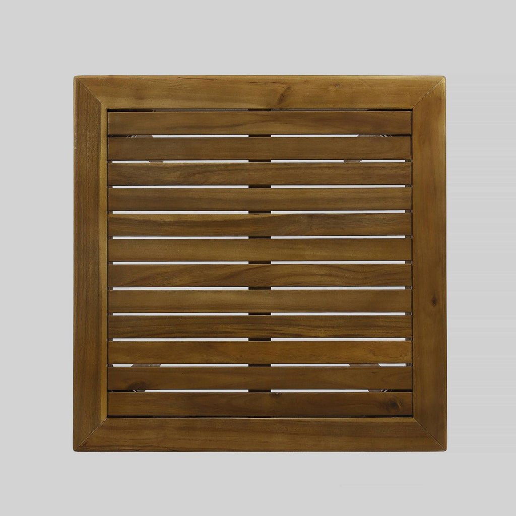 Acacia Wood Square Bar Table X2389