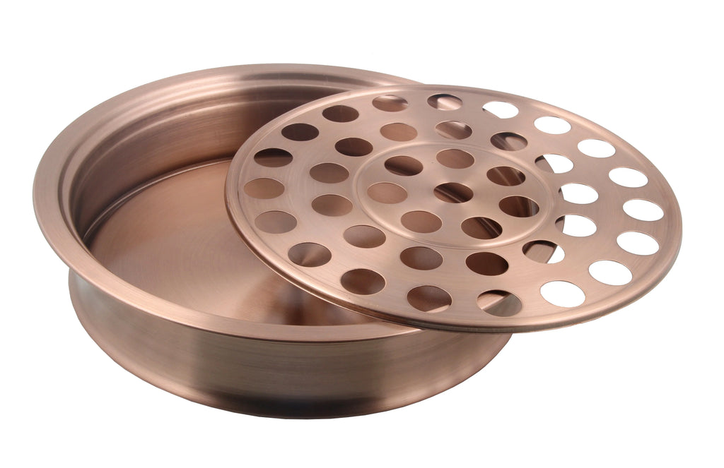 5 Holy Wine Serving Trays and 3 Stacking Bread Plates Stainless Steel W176906