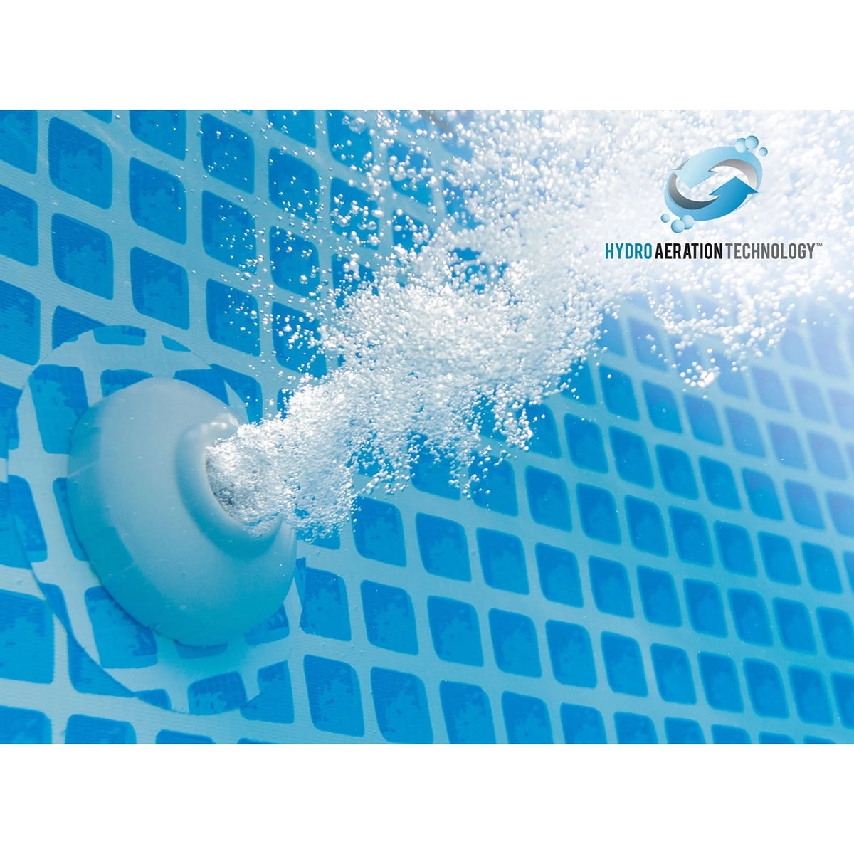 18ft x 48in Metal Frame Swimming Pool Set with Pump E43752