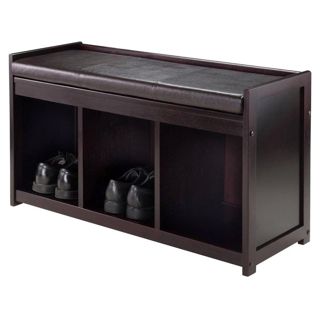 Espresso 2-Pc Storage Bench & Seat Cushion H530769