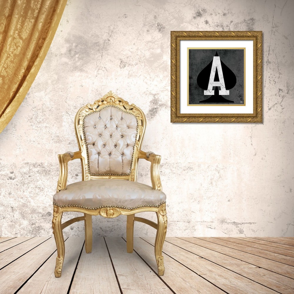 20x20 Gold Ornate Wood Framed Art Print Z182979