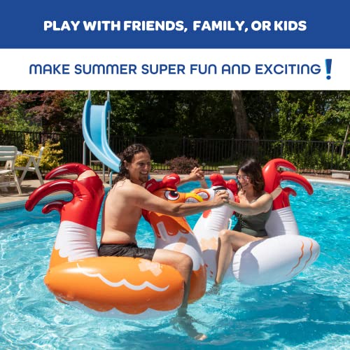 Chicken Fight Inflatable Pool Float Game Set Y765506