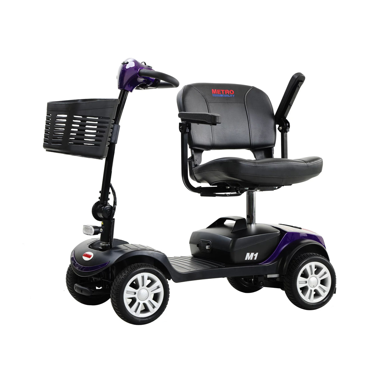 Folding 4 Wheel Scooter Purple U191801