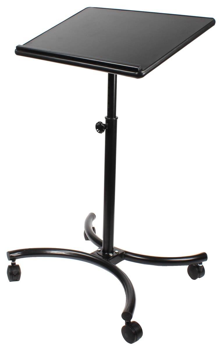 Adjustable Laptop Stand with 28 x 18-inch Tilting Surface and Locking Casters E424769