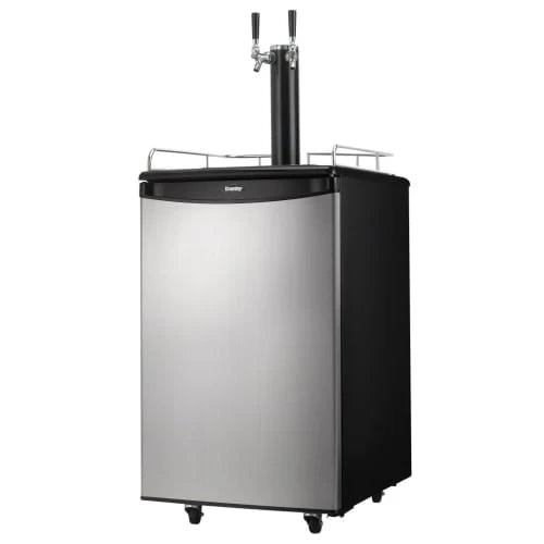 5.4 cft Single Tap Keg Cooler in Stainless A976