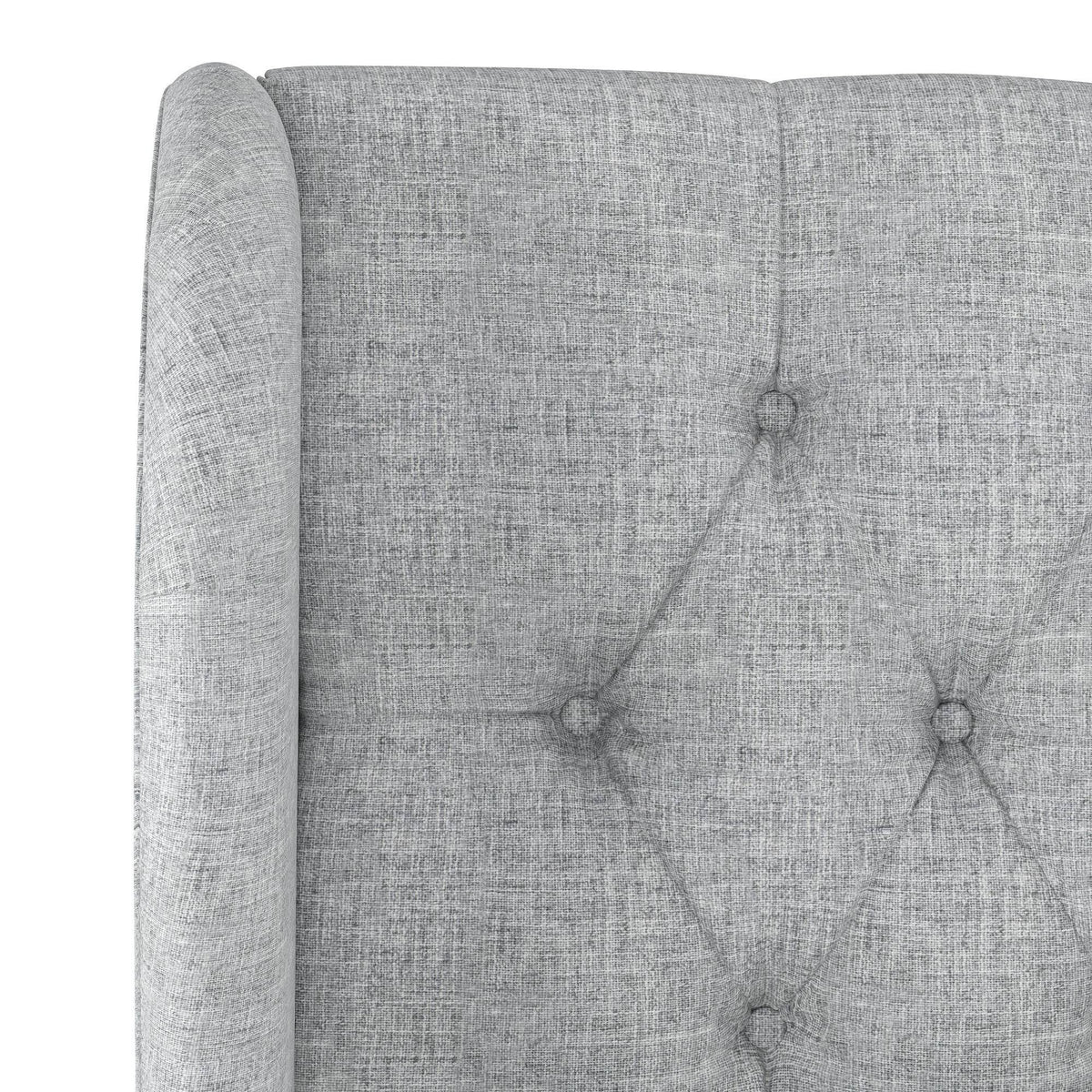 California King Medium Gray Linen Headboard C111307