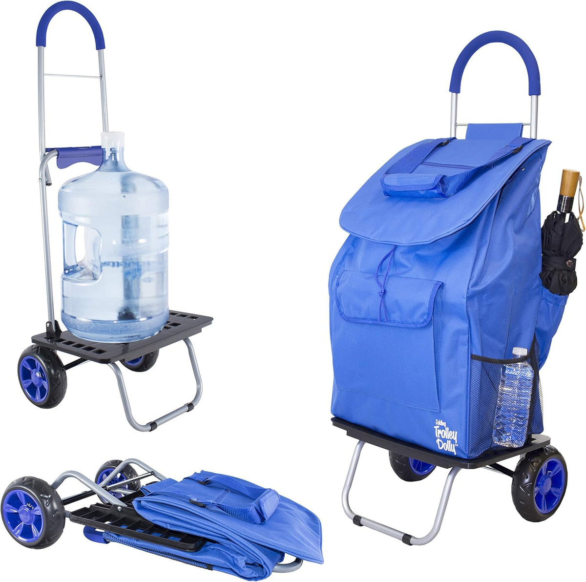 Brown Foldable Shopping Cart S884