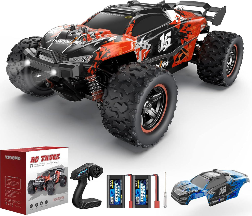 60 KM/H High Speed 1:18 Scale Brushless Offroad Remote Control Truck B7391