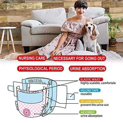 Soft Disposable Dog Diapers I184